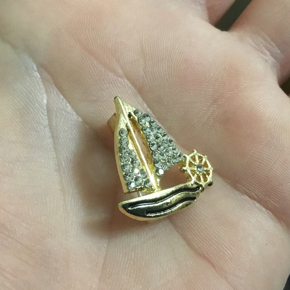 Sailboat Brooch Pin